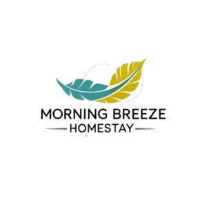 morning breeze homestay logo with iconic style